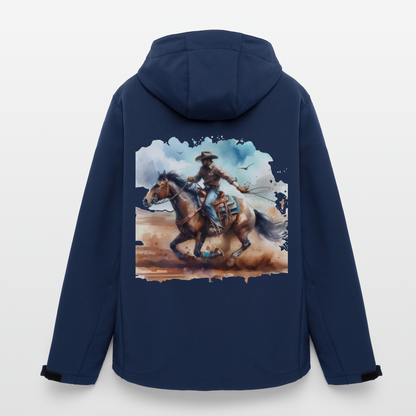 Veste Softshell Recyclée "Cow Boy" - navy