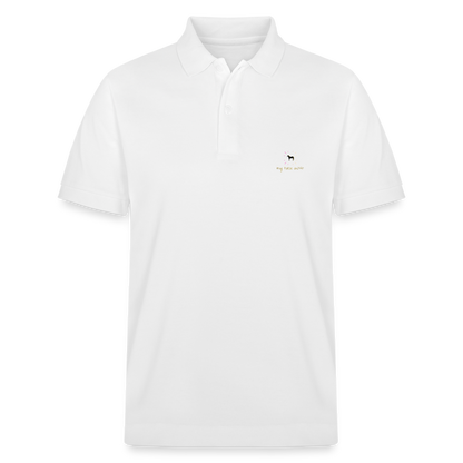 Polo Bio Unisexe "Cheval Totem" - white