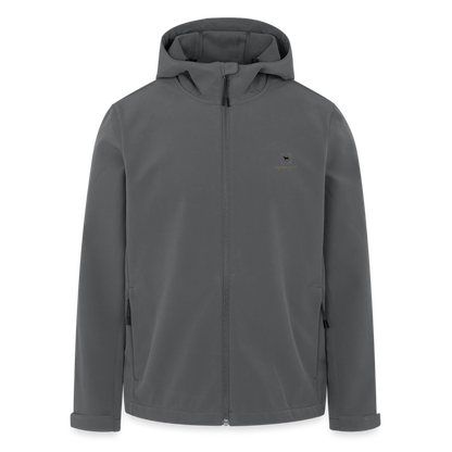 Veste Softshell Recyclée "Cow Boy" - anthracite