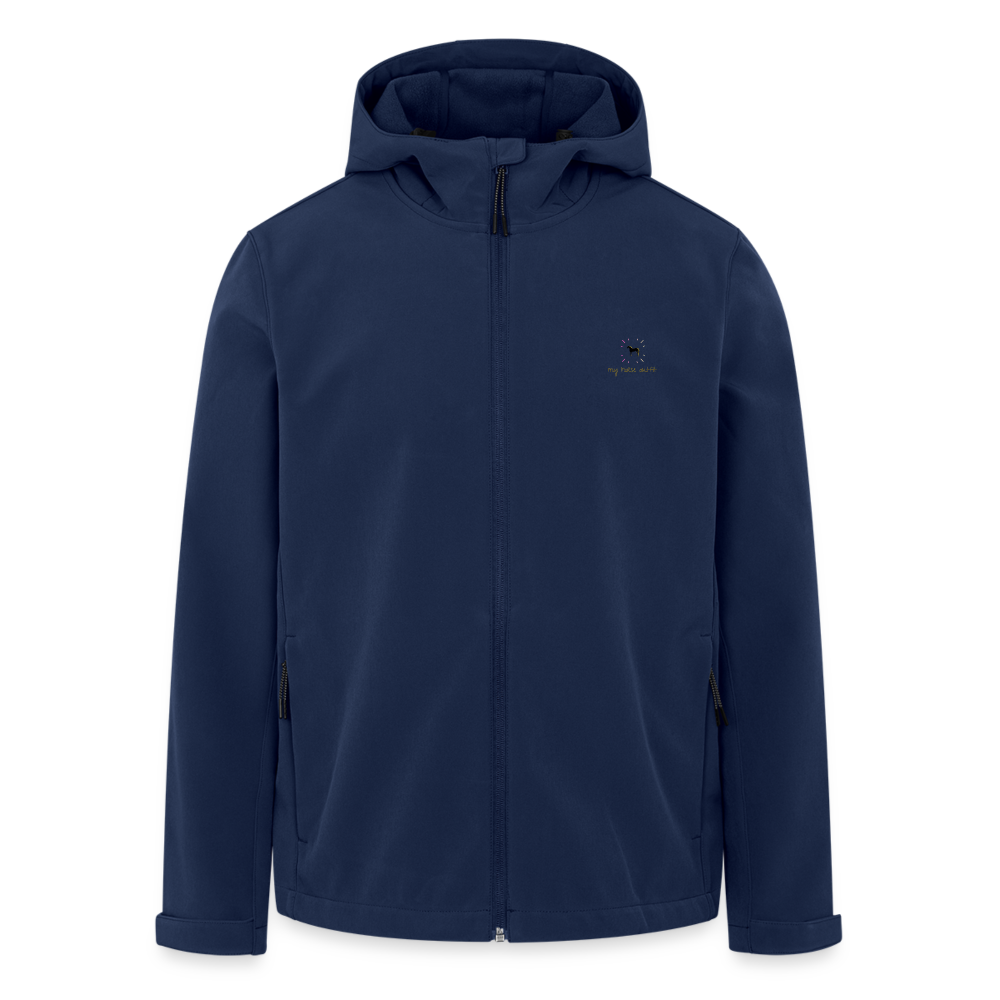 Veste Softshell Recyclée "Cow Boy" - navy