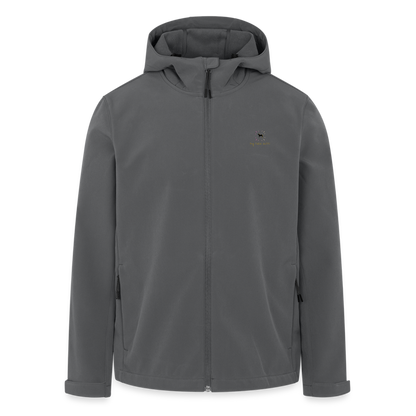 Veste Softshell Recyclée "Cheval Totem" - anthracite