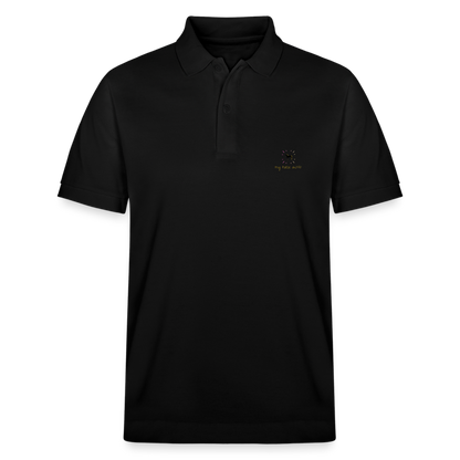 Polo Bio Unisexe "Cheval Totem" - black